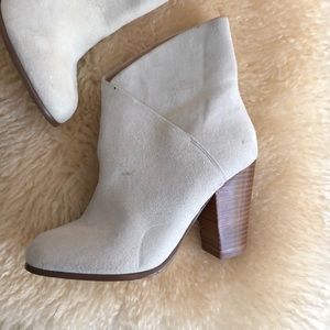 Joe's Jeans Shoes - Suede Joe’s Boots white sz 7 Joe's Jeans Shoes - Suede Joe’s Boots white sz 7